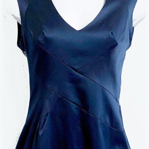 Black Halo Jagger Sheath Dress in Indigo, size 0 - Picture 7 of 12